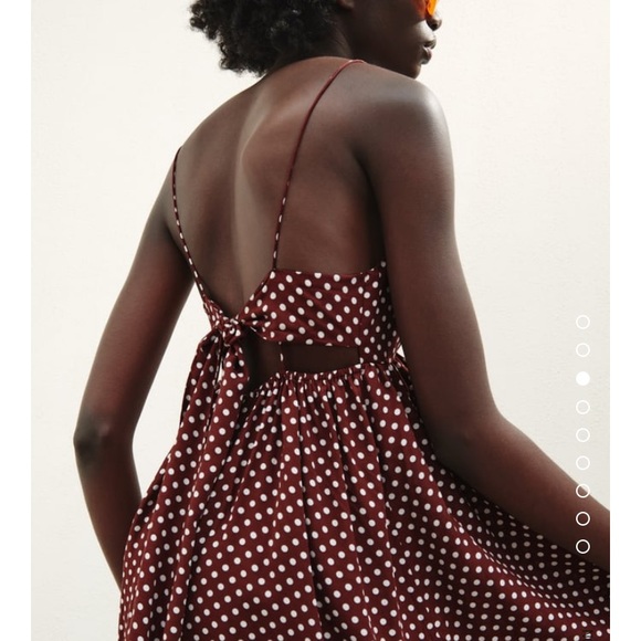 Zara Mirco Dot Mini Dress - Picture 4 of 9